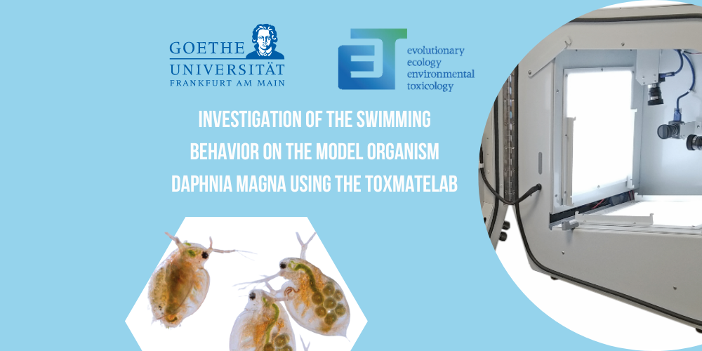 Investigate the vertical swimmming behavior of organisms living in water columns: a case study on the model organism Daphnia magna using the ToxmateLab.
